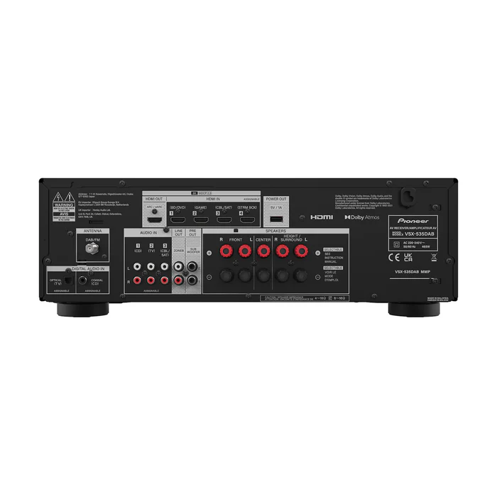 רסיבר PIONEER דגם VSX-535 — תמונה 3