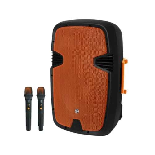 בידורית בלוטוס ניידת + זוג מיקרופונים Pure Acoustics דגם PMW4415